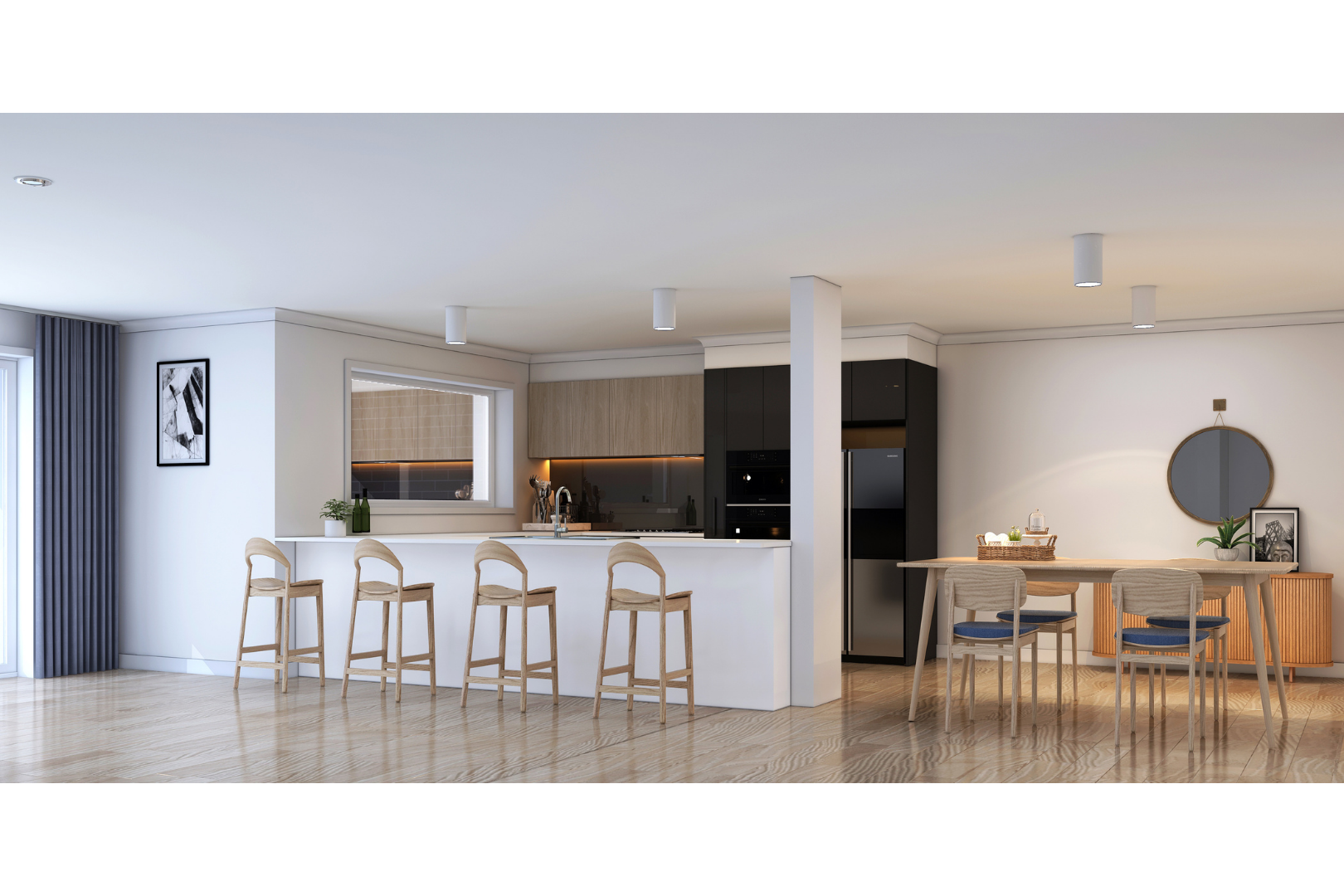 Liberty Grove Renovation -Kitchen and Dining