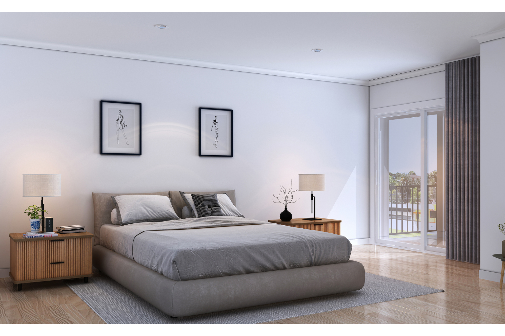 Liberty Grove Renovation -Master bedroom